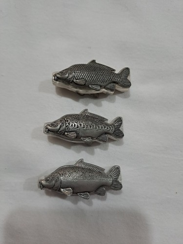Solar pewter carp - pewter,