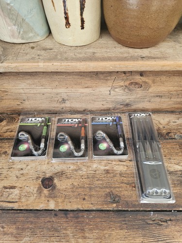 Korda stow bobbins - red, blue